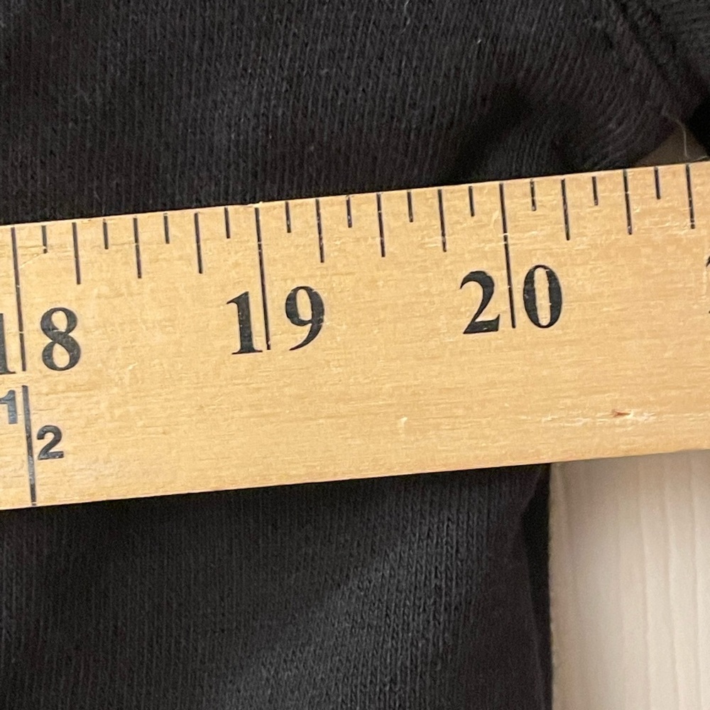Tommy Hilfiger Black Cotton Pullover Cropped Quarter Zip Sweatshirt NWT - Picture 4 of 8